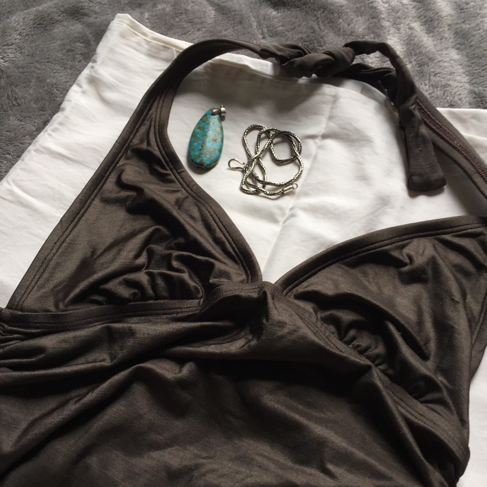 Gap body ruched tankini top